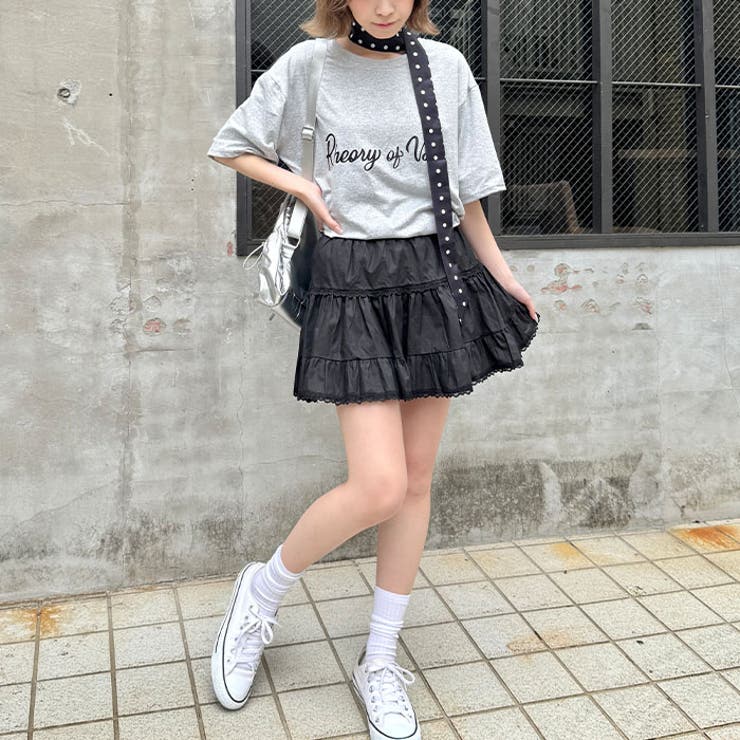 チビレースコットンティアードミニスカパン | Outfitter lab | 詳細画像13 