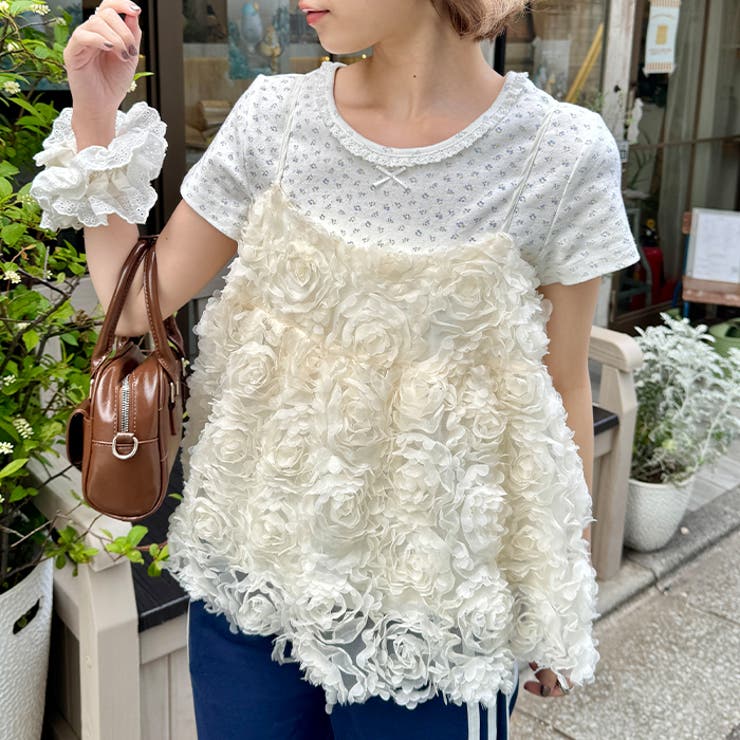 ローズチュールキャミソール | Outfitter lab | 詳細画像6 