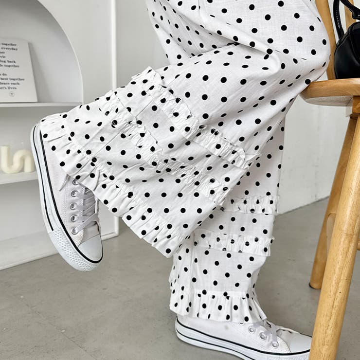 ギンガムチェックフリフリパンツ | Outfitter lab | 詳細画像17 