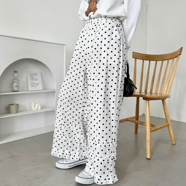 ギンガムチェックフリフリパンツ | Outfitter lab | 詳細画像18 