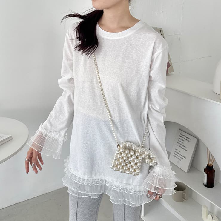 裾レースルーズトップス | Outfitter lab | 詳細画像5 