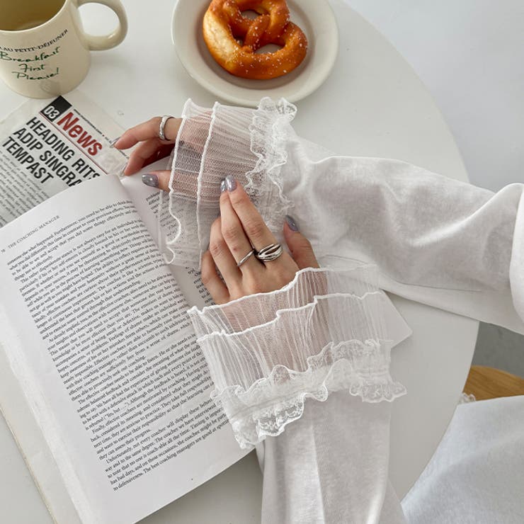 裾レースルーズトップス | Outfitter lab | 詳細画像8 