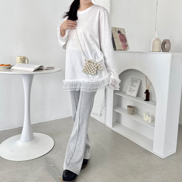 裾レースルーズトップス | Outfitter lab | 詳細画像9 