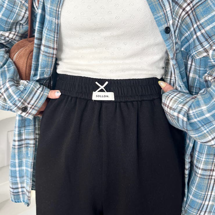 ワンポイントロゴ裾フリルパンツ | Outfitter lab | 詳細画像8 