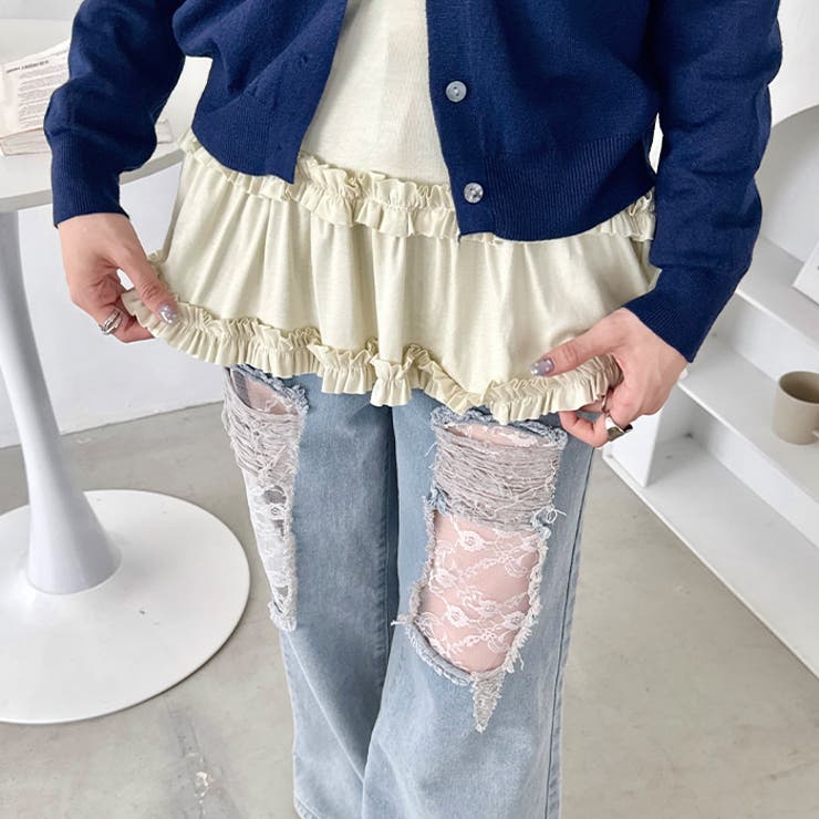 裾フリルトップス | Outfitter lab | 詳細画像13 