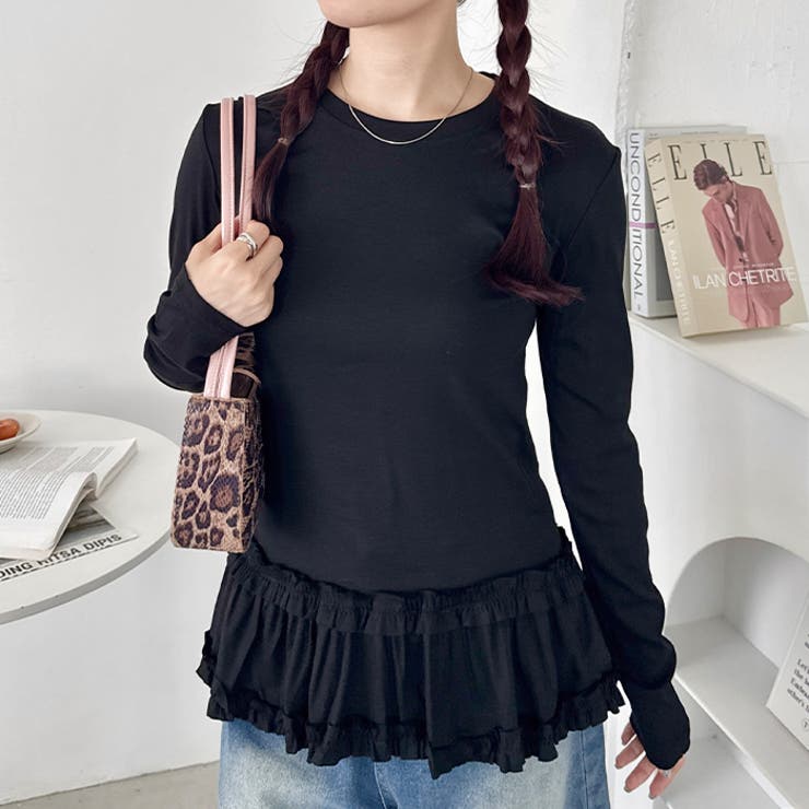 裾フリルトップス | Outfitter lab | 詳細画像16 