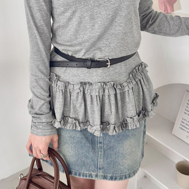 裾フリルトップス | Outfitter lab | 詳細画像23 