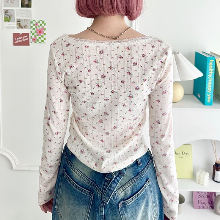 レース付きフラワートップス | Outfitter lab | 詳細画像12 