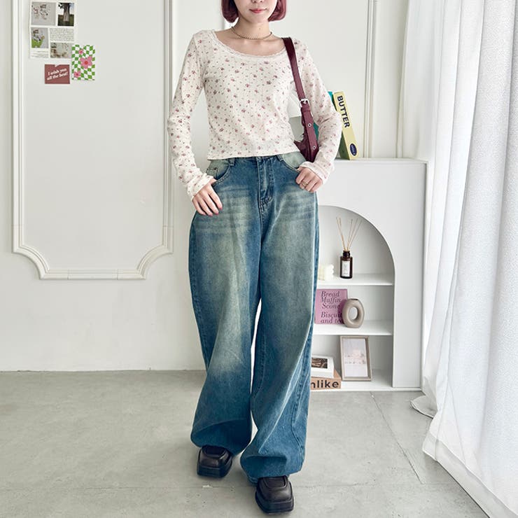 レース付きフラワートップス | Outfitter lab | 詳細画像14 