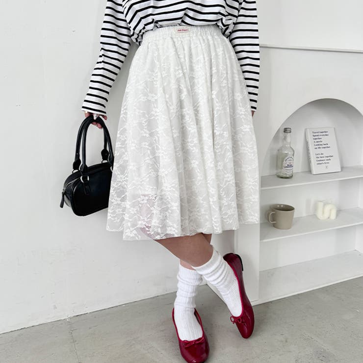 総レースミディスカート | Outfitter lab | 詳細画像11 