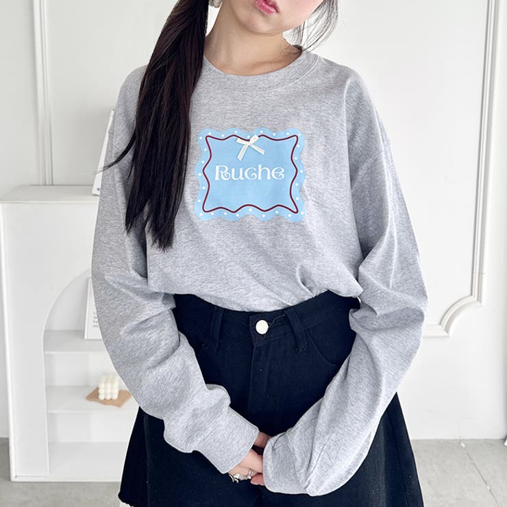 ウェーブロゴリボンTシャツ | Outfitter lab | 詳細画像15 