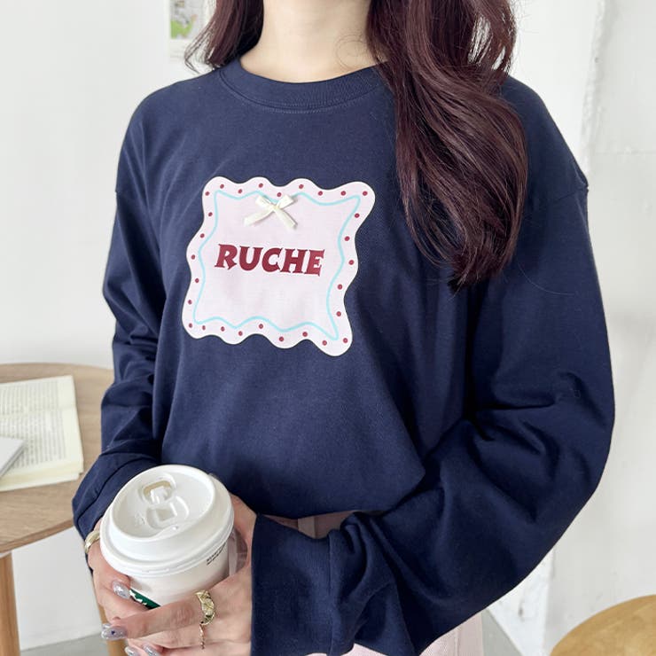 ウェーブロゴリボンTシャツ | Outfitter lab | 詳細画像22 