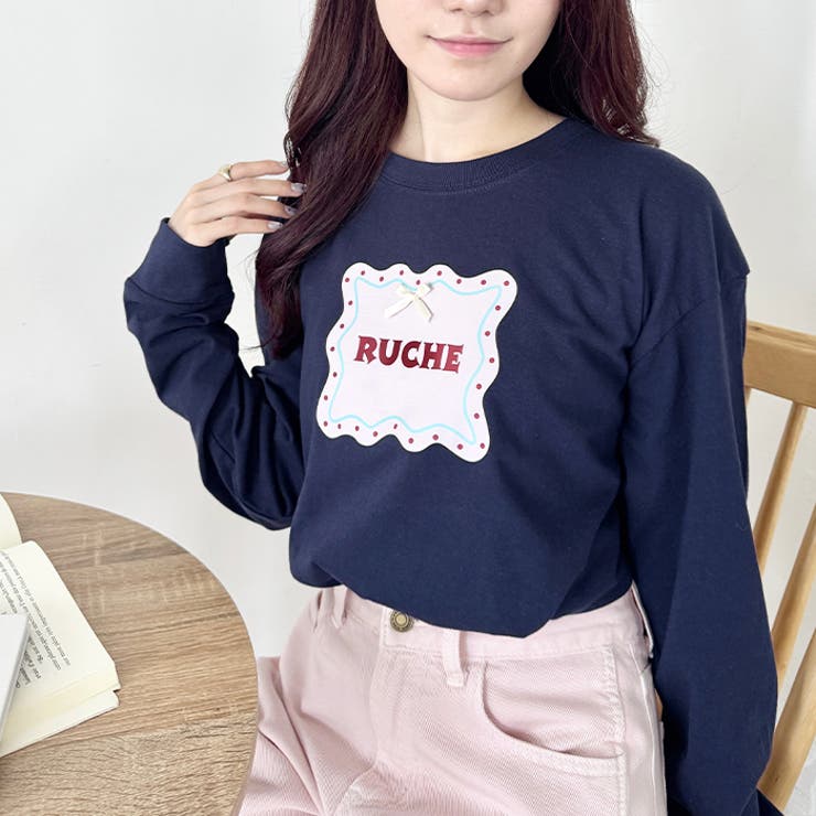 ウェーブロゴリボンTシャツ | Outfitter lab | 詳細画像23 