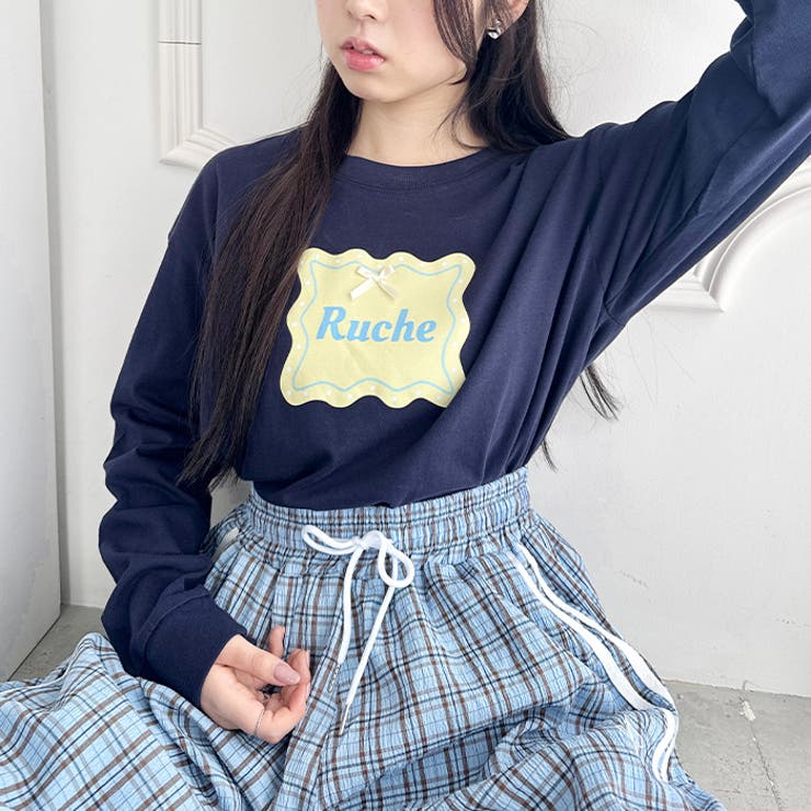 ウェーブロゴリボンTシャツ | Outfitter lab | 詳細画像28 