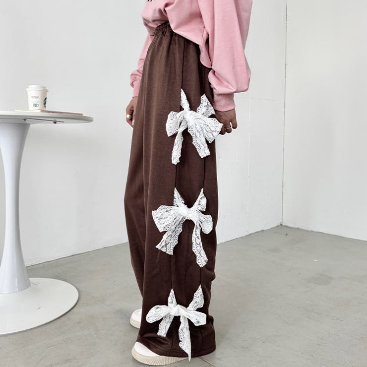 サイドレースリボンスウェットパンツ | Outfitter lab | 詳細画像16 