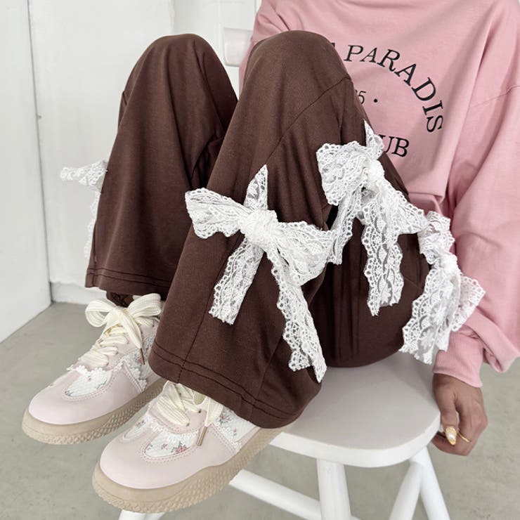 サイドレースリボンスウェットパンツ | Outfitter lab | 詳細画像18 