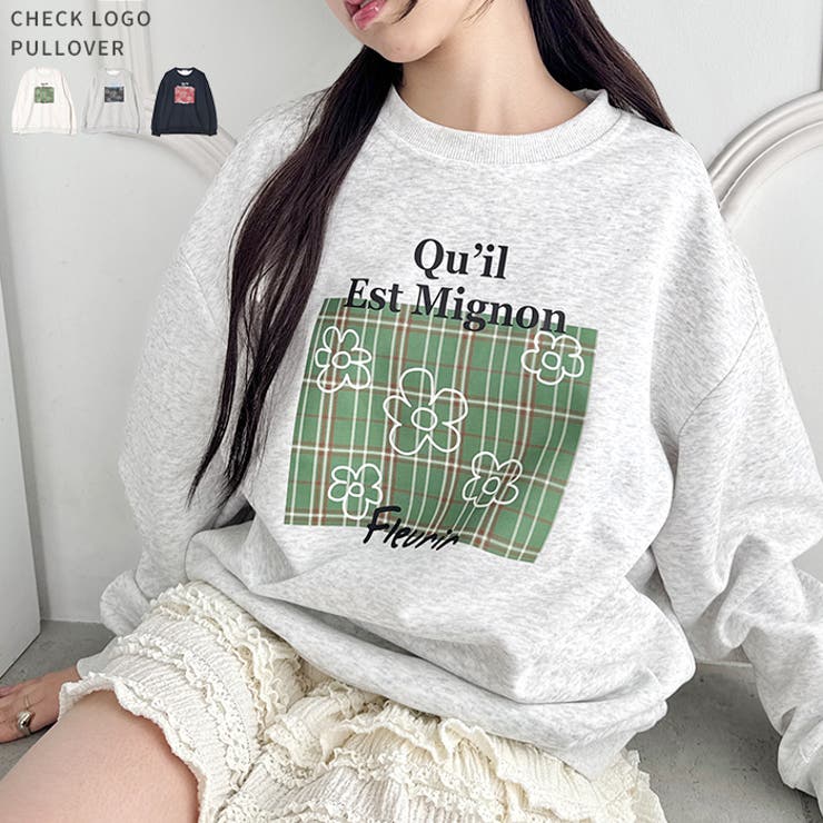 チェックロゴプルオーバー | Outfitter lab | 詳細画像1 