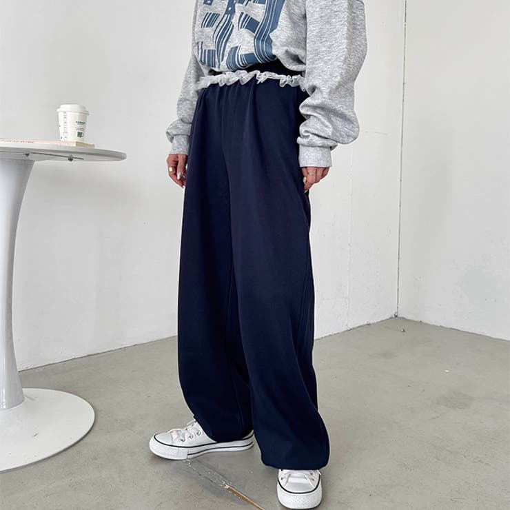 ウエストチュールレーススウェットパンツ | Outfitter lab | 詳細画像19 