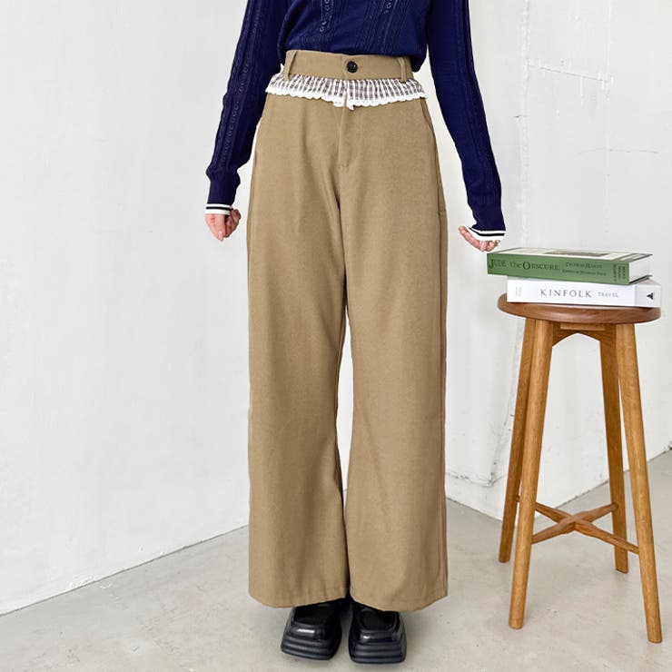 ウエストチェックフリルパンツ | Outfitter lab | 詳細画像5 