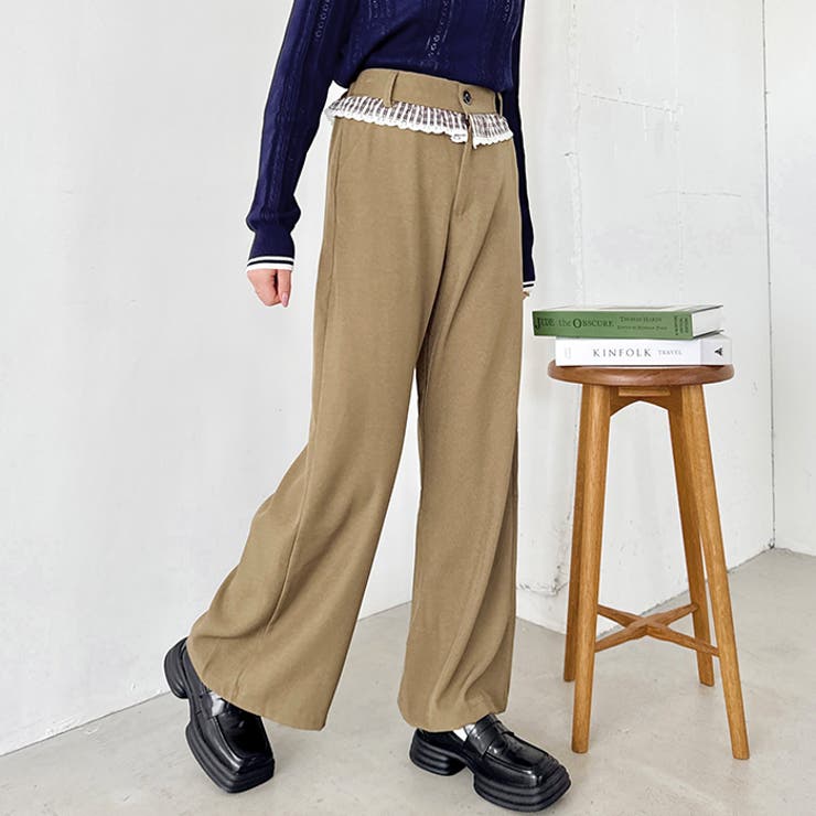 ウエストチェックフリルパンツ | Outfitter lab | 詳細画像6 