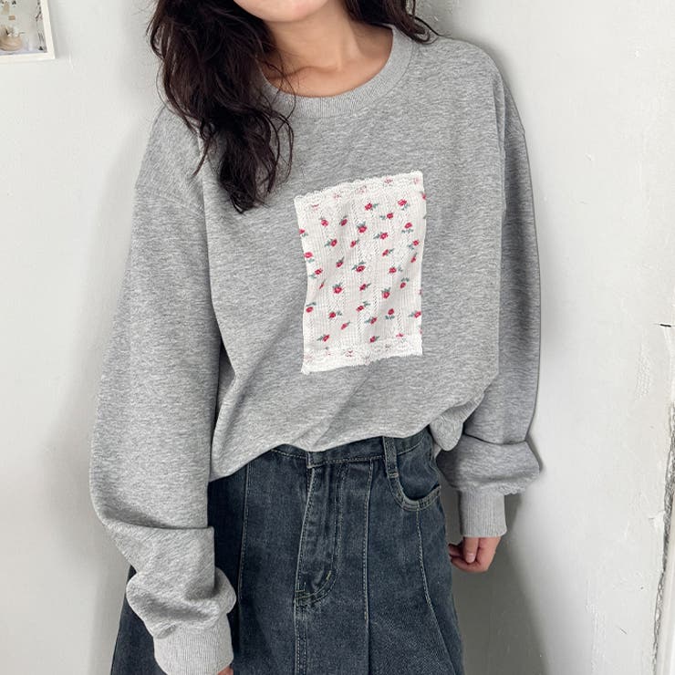 パッチワークレースプルオーバー | Outfitter lab | 詳細画像5 