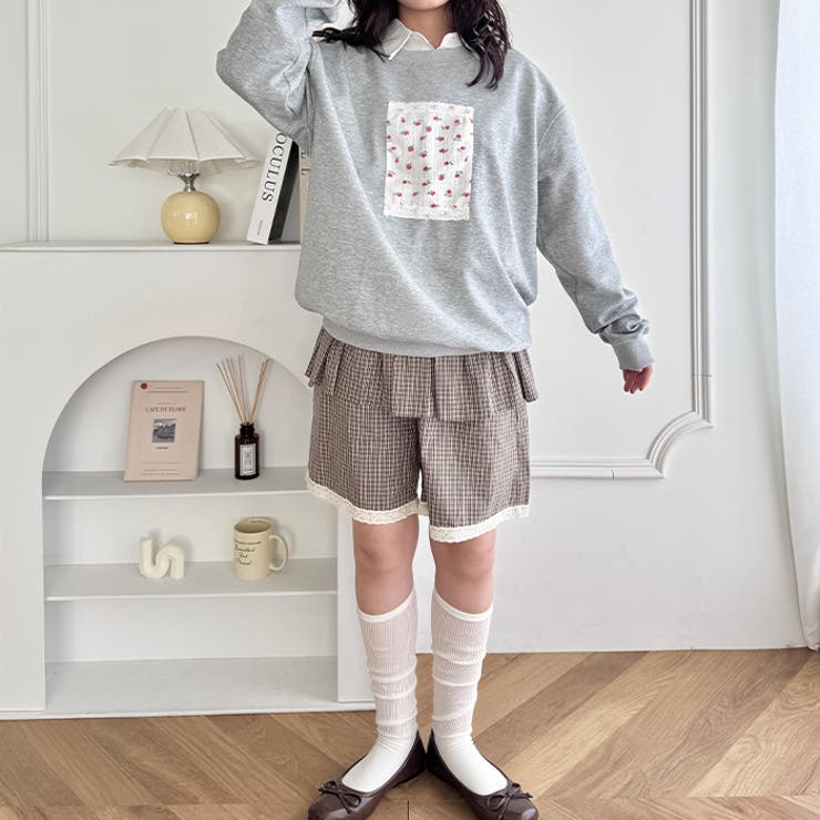 パッチワークレースプルオーバー | Outfitter lab | 詳細画像9 