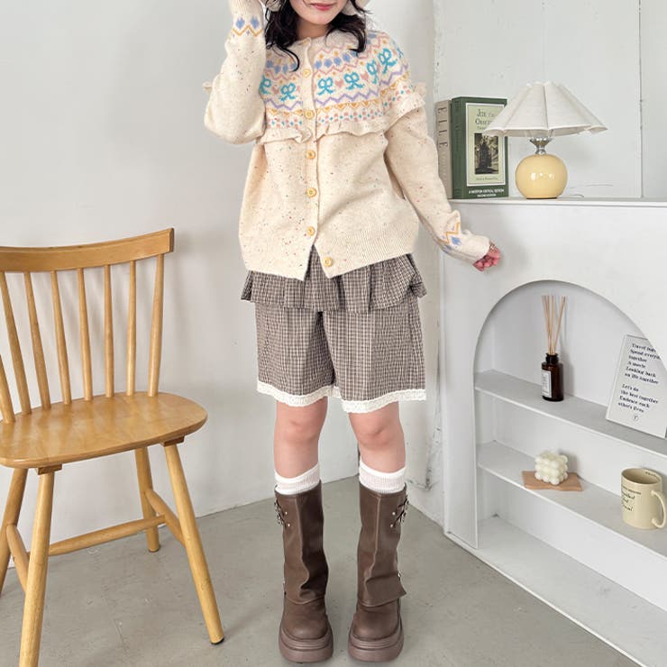 ラブリーリボンフリルカーディガン | Outfitter lab | 詳細画像14 