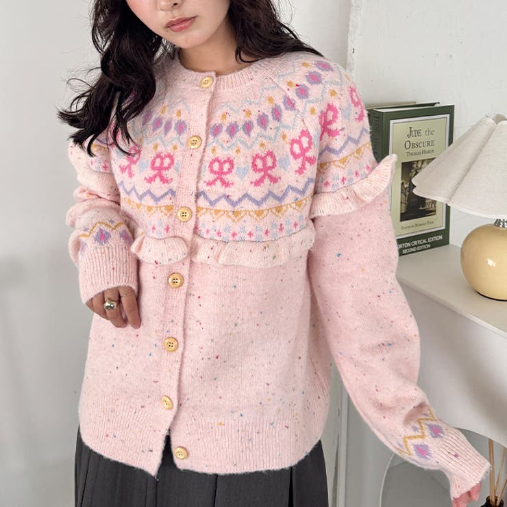 ラブリーリボンフリルカーディガン | Outfitter lab | 詳細画像15 