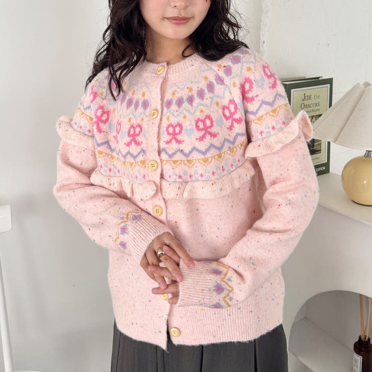 ラブリーリボンフリルカーディガン | Outfitter lab | 詳細画像16 