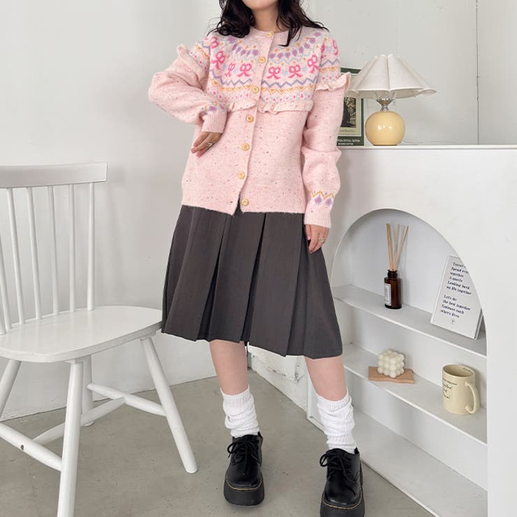 ラブリーリボンフリルカーディガン | Outfitter lab | 詳細画像19 