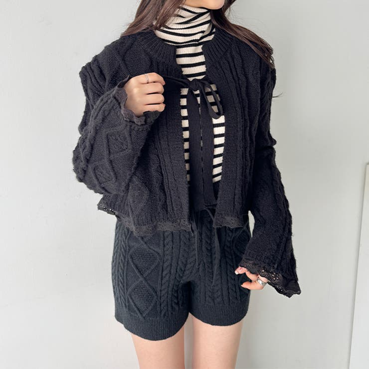 ケーブルニットホットパンツ | Outfitter lab | 詳細画像13 