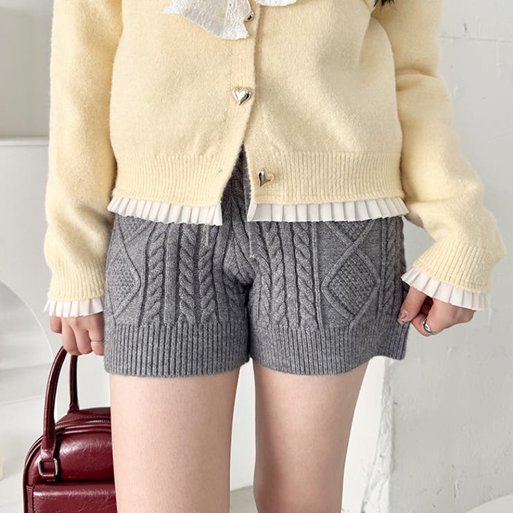ケーブルニットホットパンツ | Outfitter lab | 詳細画像15 