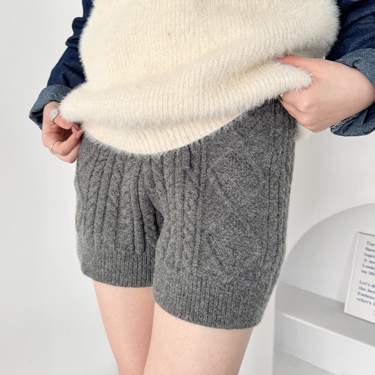 ケーブルニットホットパンツ | Outfitter lab | 詳細画像20 