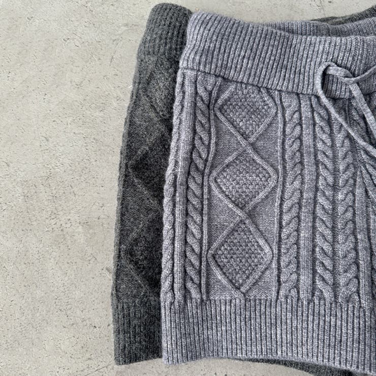 ケーブルニットホットパンツ | Outfitter lab | 詳細画像25 