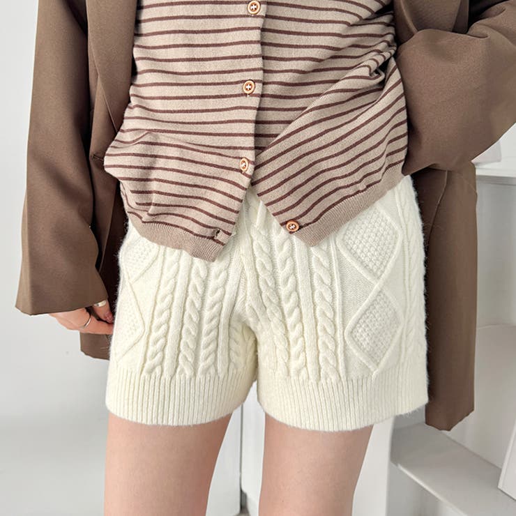ケーブルニットホットパンツ | Outfitter lab | 詳細画像5 