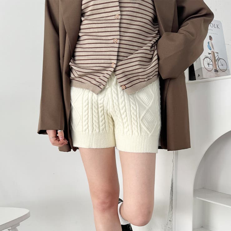ケーブルニットホットパンツ | Outfitter lab | 詳細画像7 
