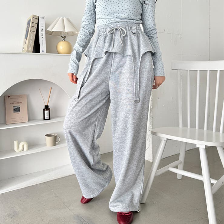 ガーターベルトデザインスウェットパンツ | Outfitter lab | 詳細画像10 