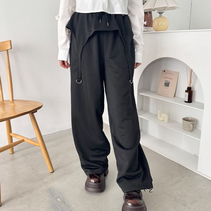 ガーターベルトデザインスウェットパンツ | Outfitter lab | 詳細画像6 