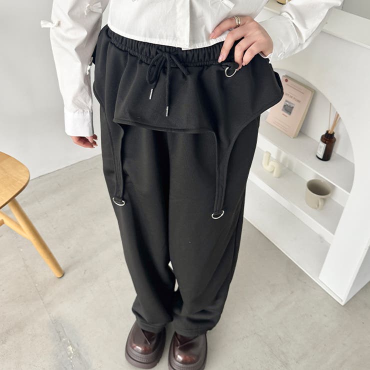 ガーターベルトデザインスウェットパンツ | Outfitter lab | 詳細画像8 