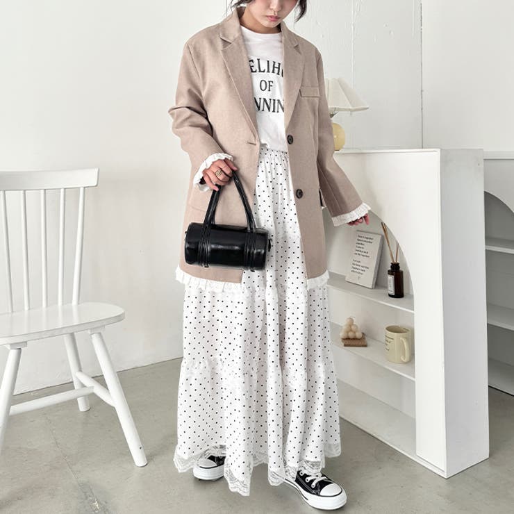 フリルテーラードジャケット | Outfitter lab | 詳細画像14 