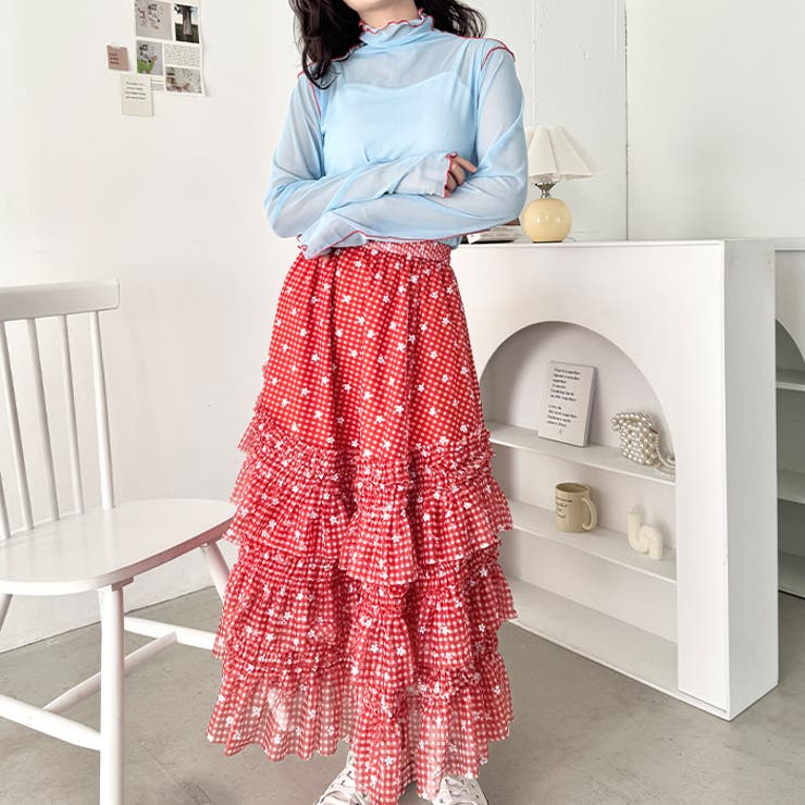 パイピングシアーハイネックトップス | Outfitter lab | 詳細画像16 