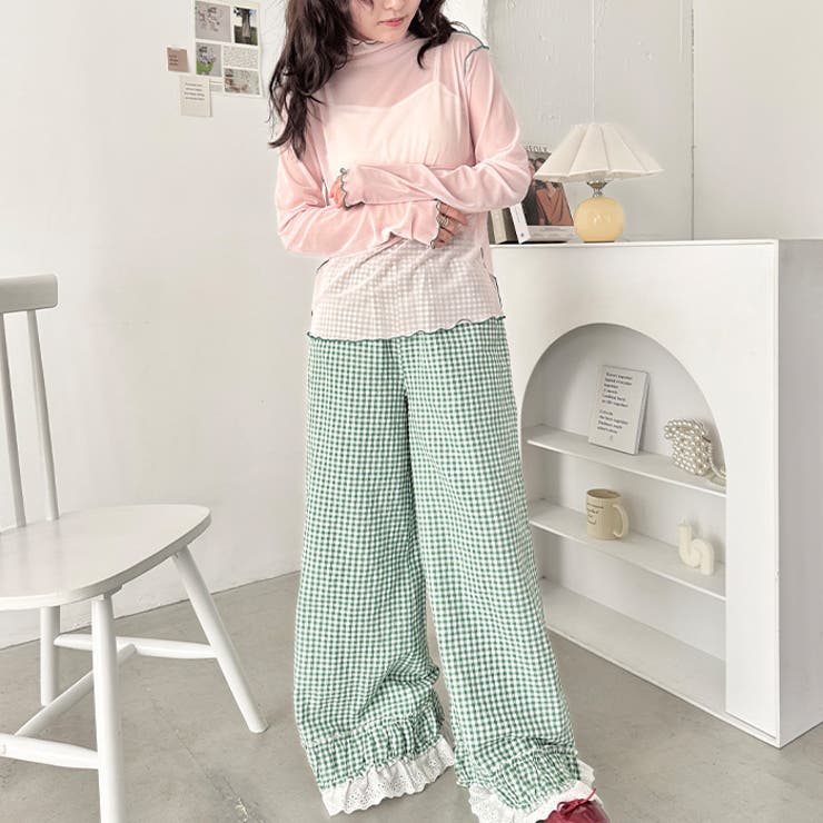 パイピングシアーハイネックトップス | Outfitter lab | 詳細画像21 