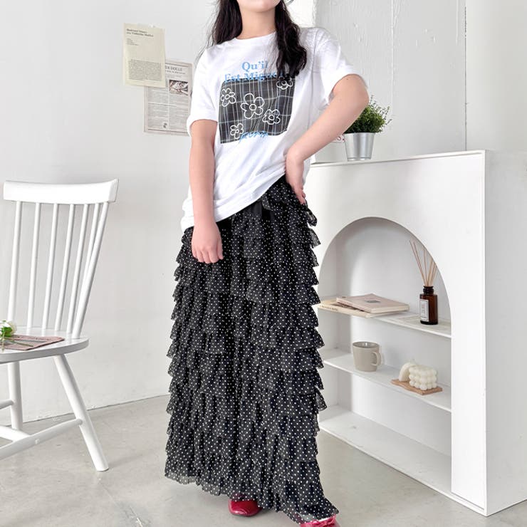 チェックボックスロゴプリント半袖Tシャツ | Outfitter lab | 詳細画像9 