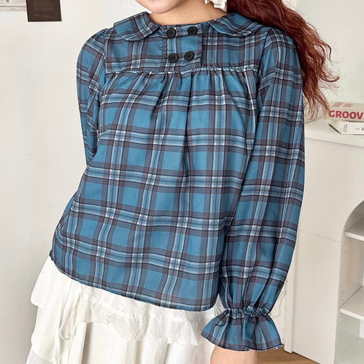 カラフルボタンチェックシャツ | Outfitter lab | 詳細画像11 