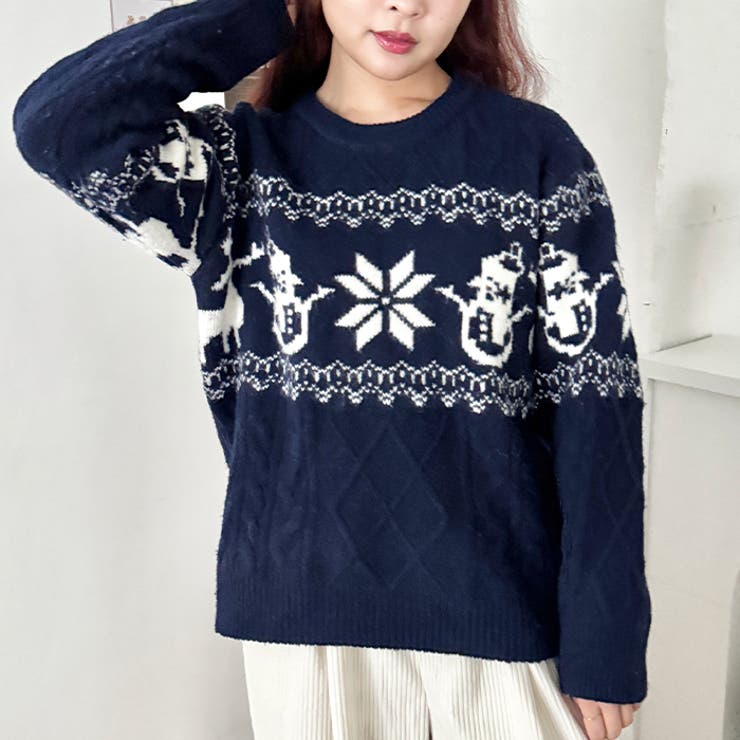 スノージャガードケーブルニットトップス | Outfitter lab | 詳細画像11 