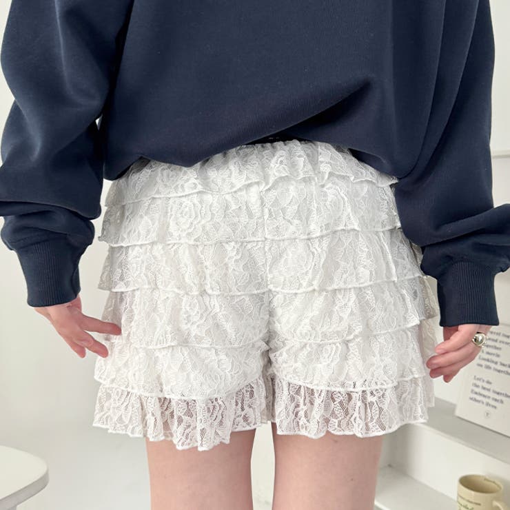 フリフリレースショートパンツ | Outfitter lab | 詳細画像12 
