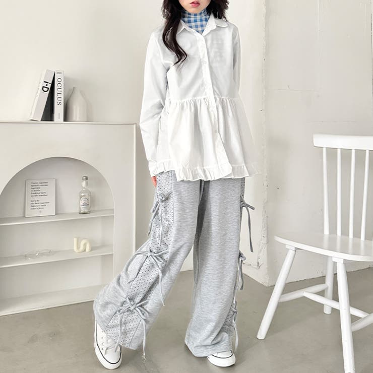 ドットリボンスウェットパンツ | Outfitter lab | 詳細画像9 