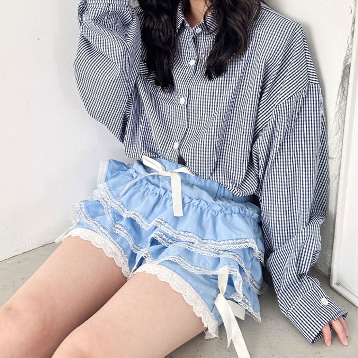 レースフリフリかぼちゃパンツ | Outfitter lab | 詳細画像13 