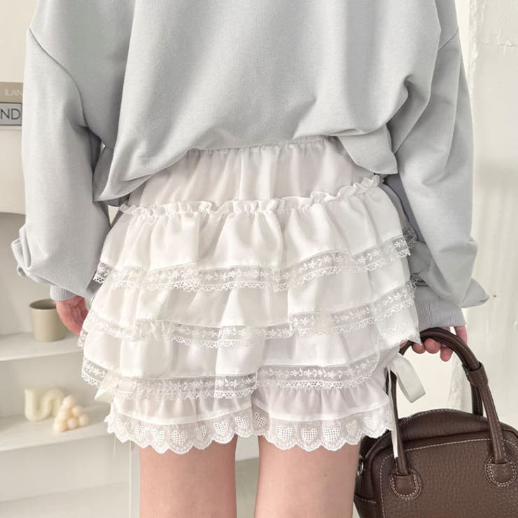 レースフリフリかぼちゃパンツ | Outfitter lab | 詳細画像8 
