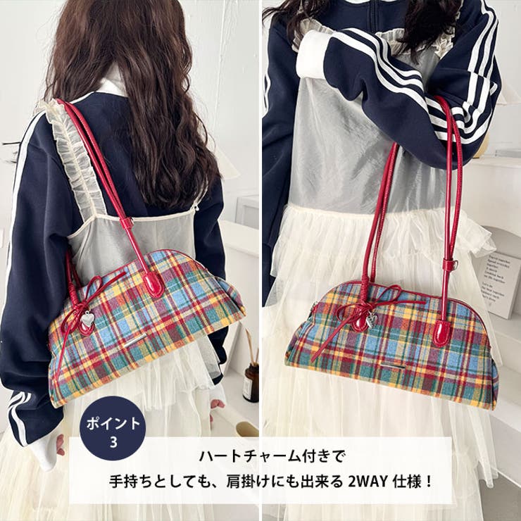 柄アソートロングハンドルボストンバッグ | Outfitter lab | 詳細画像4 